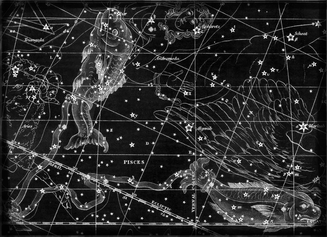 The constellation of Pisces