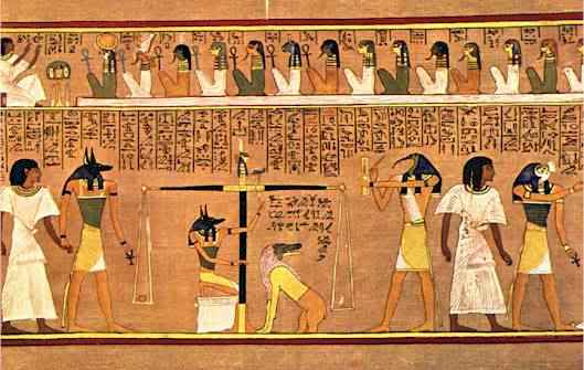 Ancient Egyptian papyrus of Ani