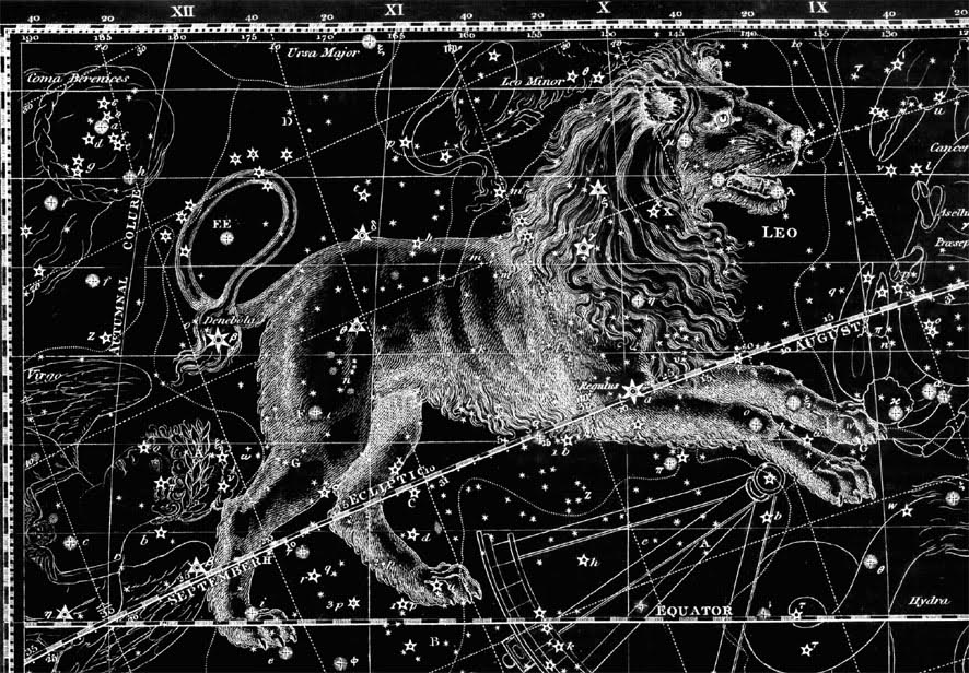 The constellation Leo 1822